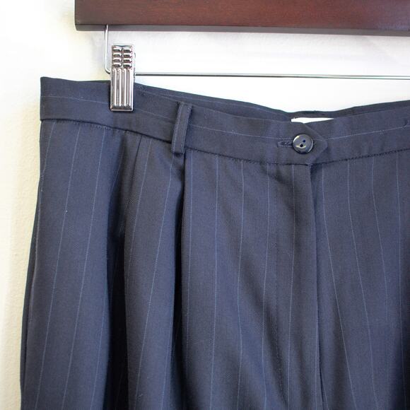 Talbots Wool Pinstripe Dress Pants Size 12 - Picture 4 of 7